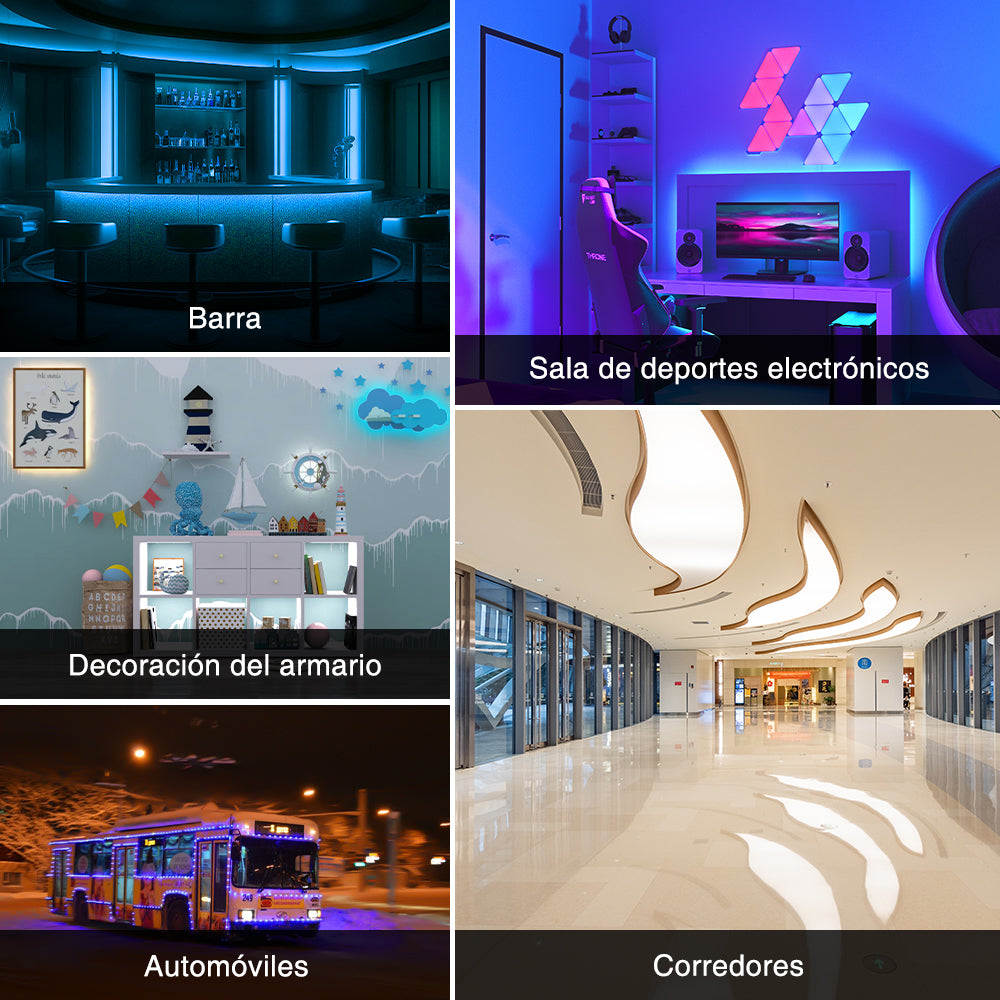 GENGXIN® Módulo LED 12 de 20 pzas, RGB con 7 Colores (Sólo para exhibición)