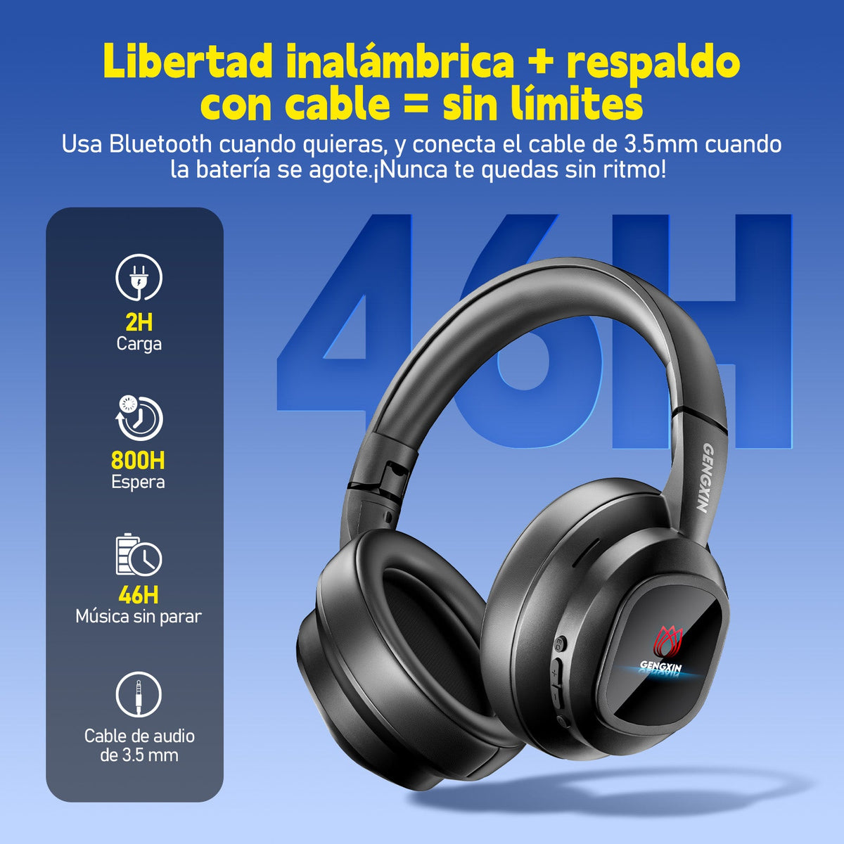 GENGXIN® Audifonos Inalambricos  GX-H04