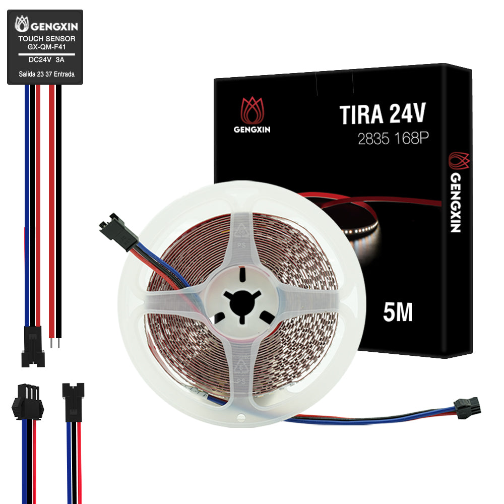 GENGXIN™ Tira de LED Flex 24V 2835 168P 5M (Sólo para exhibición)
