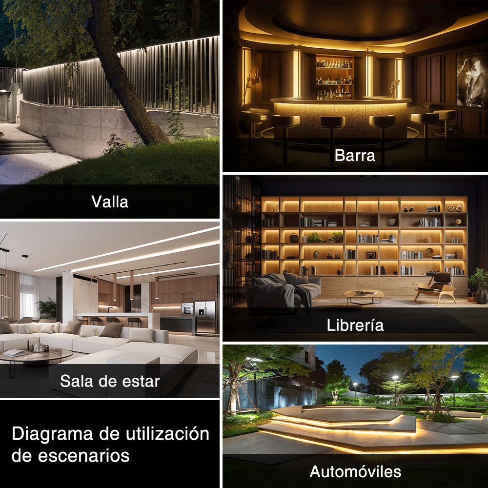 GENGXIN™ Tira de LED Flex 24V COB/280P - 10mts (Sólo para exhibición)