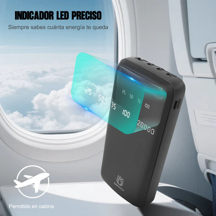 GENGXIN® Powerbank-20000mAh-GX-PB20B (Sólo para exhibición)