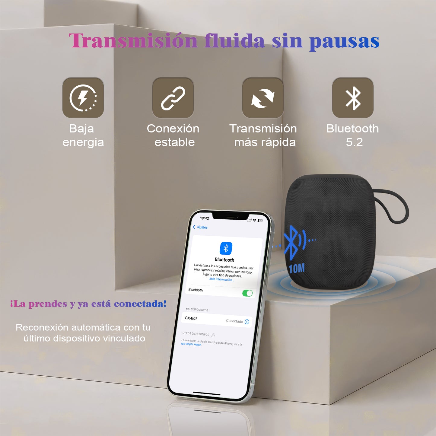 GENGXIN® Bocina Inalambrica  GX-B07