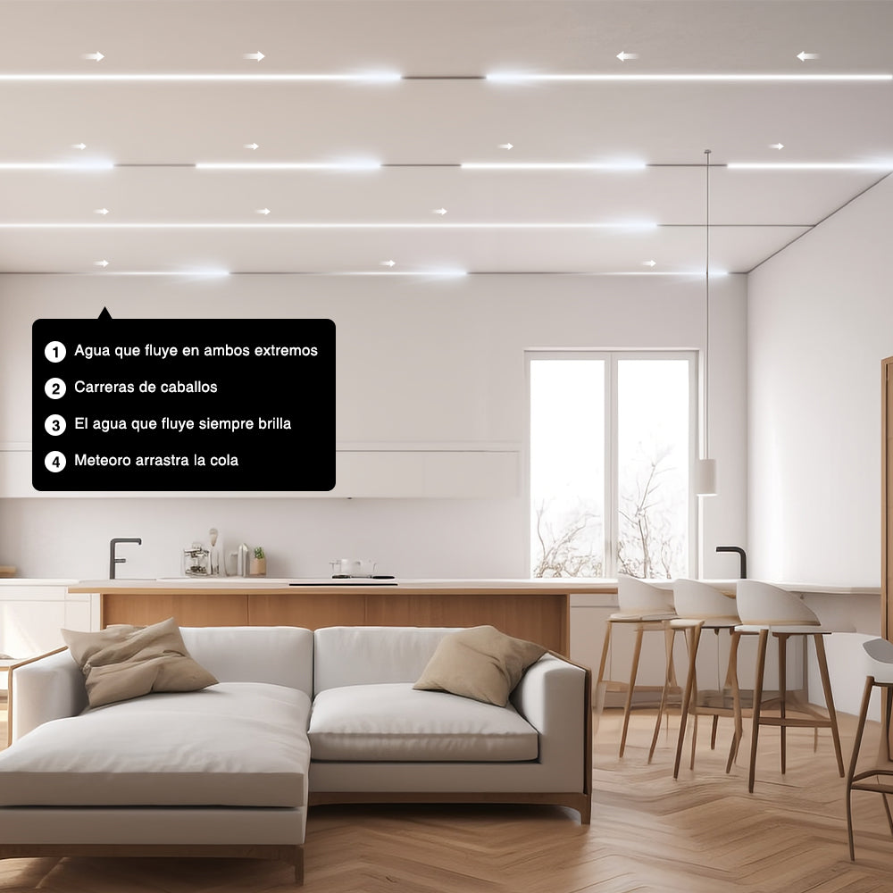 GENGXIN™ Tira De Led Flex 24V 2835/126P 10Mts (Luz de flujo de agua) (Sólo para exhibición)