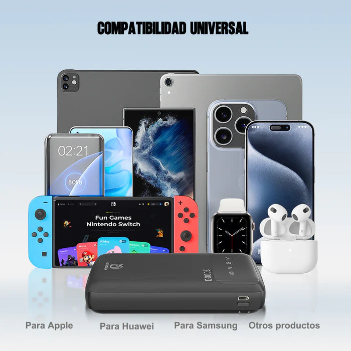 GENGXIN® Powerbank-20000mAh-GX-PB20B (Sólo para exhibición)