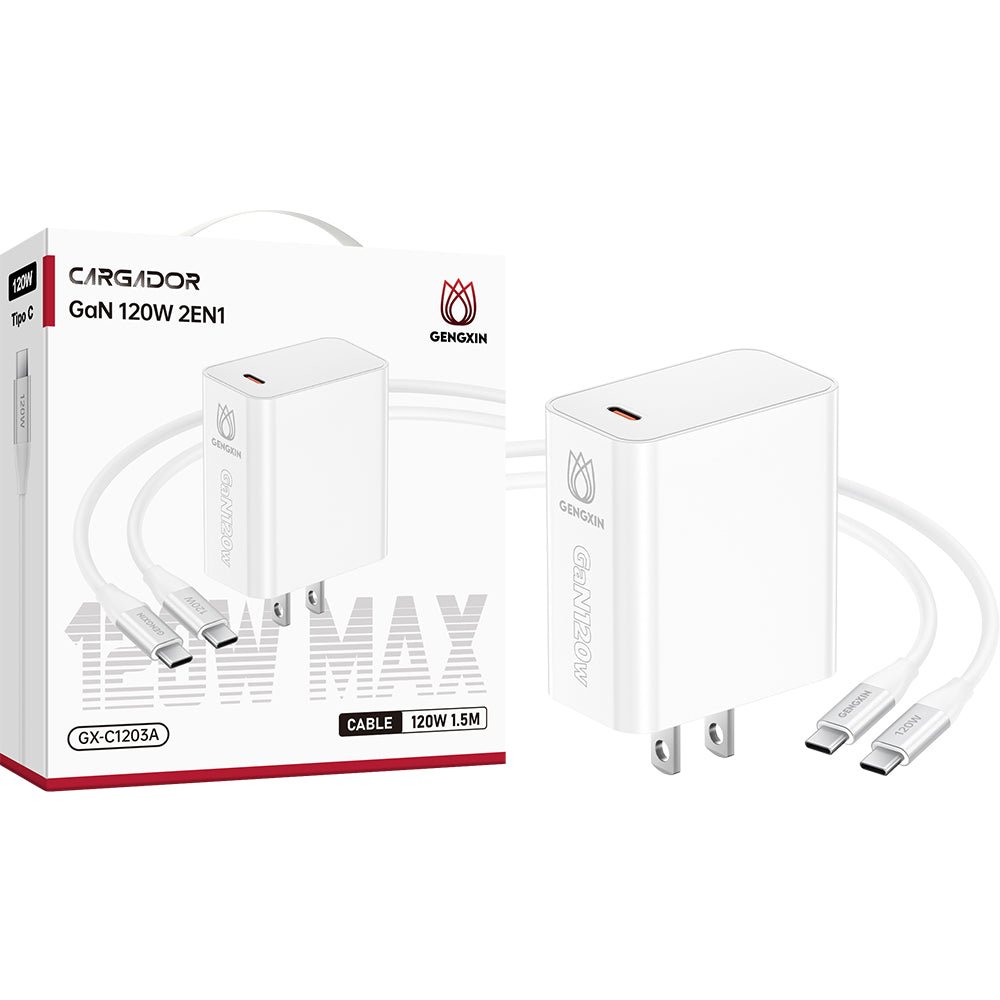 GENGXIN® Cargador-GX-C1203A Incluye cable de datos