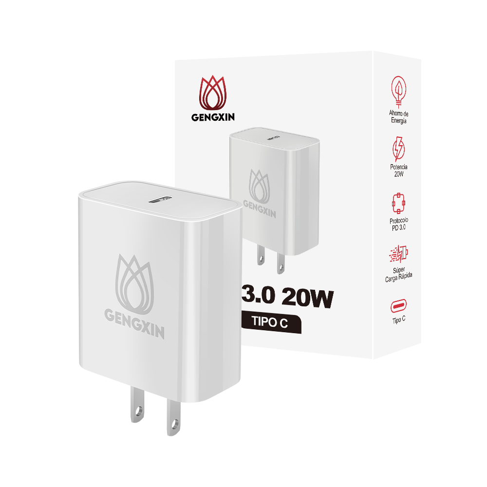 GENGXIN®  Cargador de carga rápida de 20W-Tipo C-PD3.0 (Sólo para exhibición)