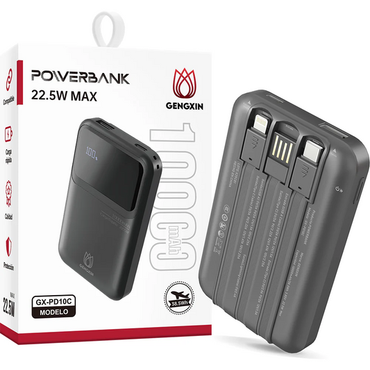 GENGXIN® Powerbank-10000mAh-GX-PD10C (Sólo para exhibición)