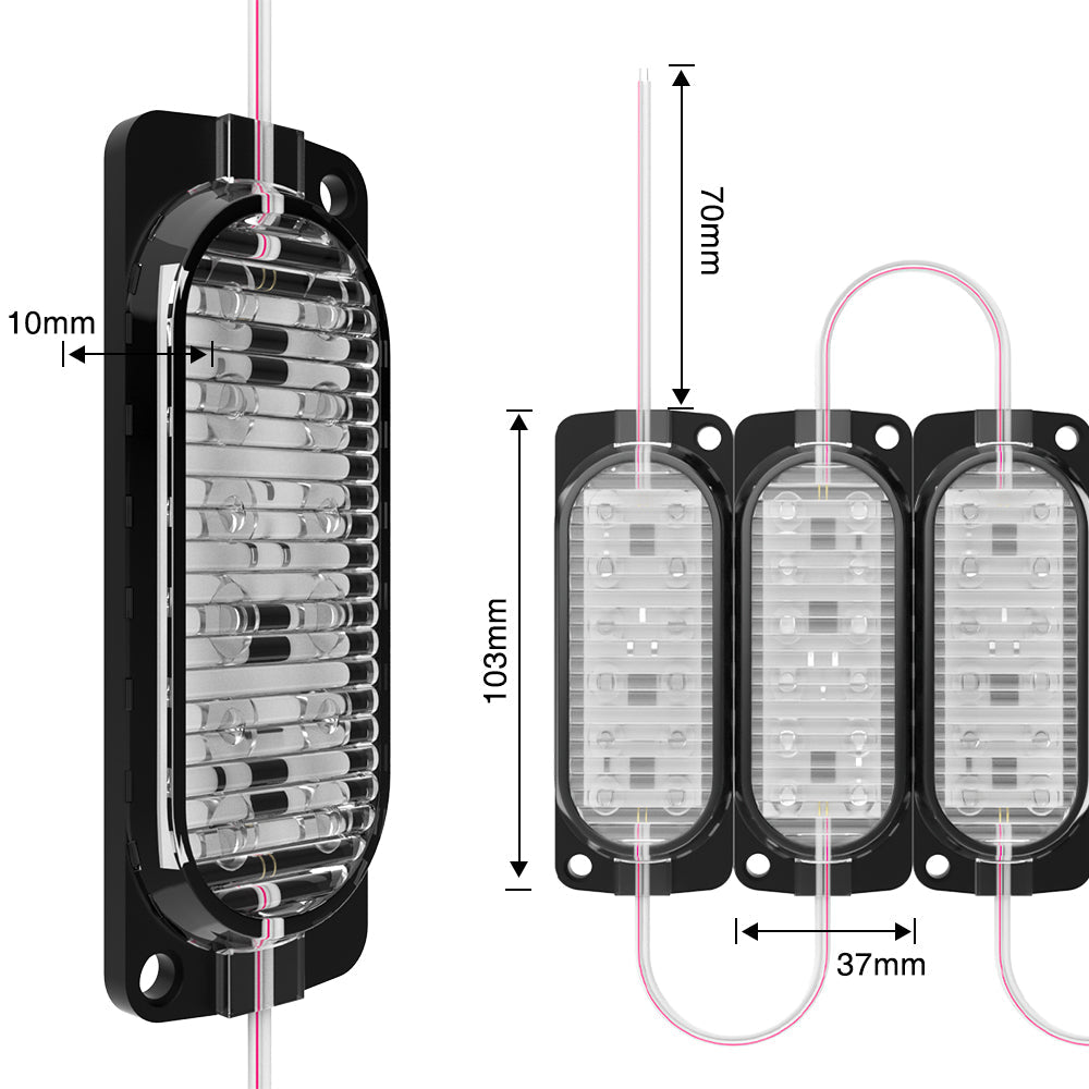 GENGXIN® Módulo LED 15-1 de 10 pzas ,varios colores (Sólo para exhibición)
